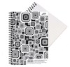 Zobrazit detail produktu - Blok BOBO Black & White se spirálou - A5 / linka / boční spirála Obrázek Blok BOBO Black & White se spirálou - A5 / linka / boční spirála