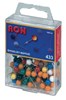 Obrázek Špendlíky mapové RON - kuličky / 100 ks / barevný mix