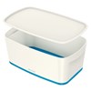 Obrázek Organizační box MyBox - s víkem S / bílo - modrá