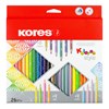 Obrázek Pastelky Kores KOLORES STYLE trojhranné 26 barev