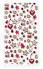Obrázek Vánoční dárkový sáček - transparentní červený / 20 x 35 cm
