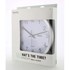 Obrázek Nástěnné hodiny Hama CWA100 stříbrné / průměr 30 cm