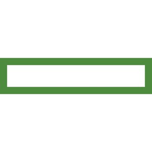 Obrázek Magnetický informační rámeček LEAN A4/A3 - 317 x 75 mm / zelená / 10 ks