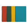 Obrázek Blok kroužkový VERDE - A5 / linka / mix barev