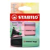 Obrázek Zvýrazňovač Stabilo Boss Original Mini Pastel - sada 3 ks