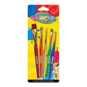 Obrázek Štětce školní - sada / 5 ks