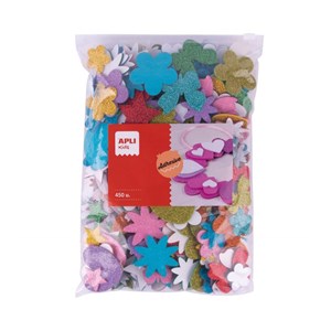 Obrázek Dekorační pěnovky APLI JUMBO - mix tvarů / 450ks