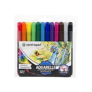 Obrázek Popisovače Centropen Aquarelle 8683/12 - sada 12 ks