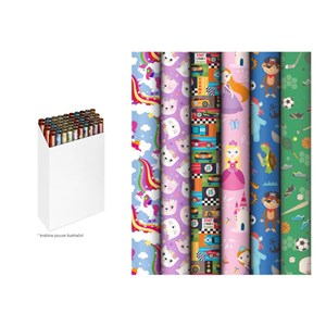 Obrázek Dárkový balicí papír - 200 x 70 / dětský mix