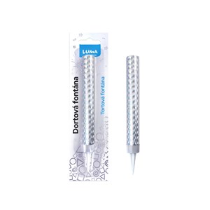 Obrázek Fontána na dort - stříbrná / 12 cm