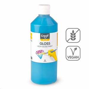 Obrázek Barva s vysokým leskem Creall Gloss - 500 ml / tyrkysová