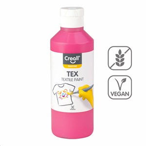 Obrázek Textilní barva Creall Tex - 250 ml / růžová