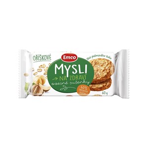 Obrázek EMCO ovesné sušenky - oříškové / 60 g