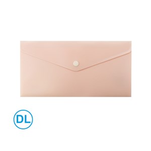 Obrázek Spisové desky s drukem LUMA - DL / pastelová oranžová