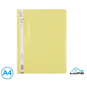 Obrázek Rychlovazač A4 plastový LUMA - pastelová žlutá