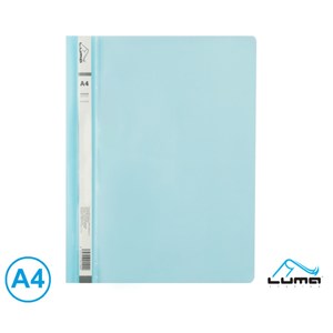 Obrázek Rychlovazač A4 plastový LUMA - pastelová modrá