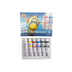 Obrázek Temperové barvy - 6 barev / tuby 16 ml