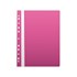 Obrázek Rychlovazač A4 plastový s eurozávěsem - růžová