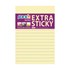 Obrázek Samolepicí bločky Stick´n by Hopax Extra Sticky - 101 x 150 mm / linka / 90 lístků / pastelová žlutá