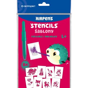 Obrázek Šablony pro foukací fixy Centropen 9996 - L / motivy pro holky