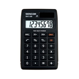 Obrázek Kalkulačka Sencor SEC 250 displej 8 míst