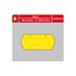Obrázek Etikety do etiketovacích kleští - 26 x 12 mm Contact / žlutá