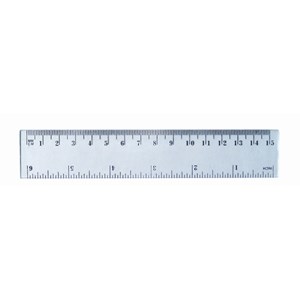 Obrázek Pravítko 15 cm - transparentní