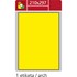 Obrázek Print etikety A4 pro laserový tisk - fluorescentní - 210 x 297 mm (1 etiketa / arch) fluorescentní žlutá