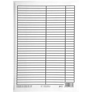 Obrázek Podložka do sešitů A4 PVC - linka / linka