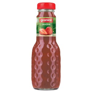 Obrázek Džus Granini jahoda 100% 0,2 l / sklo