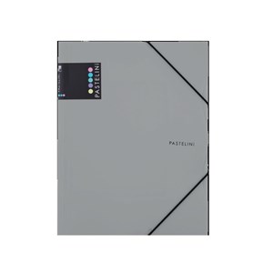 Obrázek Spisové desky A4 s gumou PASTELINi - šedá