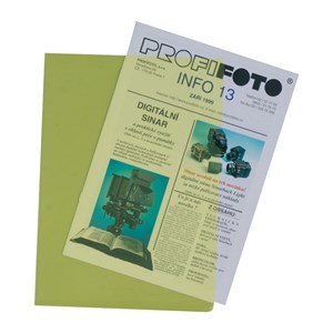 Obrázek Zakládací obal A4 barevný - tvar L / žlutá / 100 ks