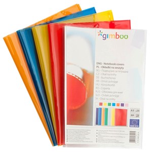 Obrázek Obaly na sešity barevné - A5 / žlutá