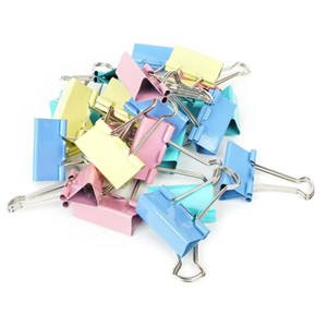 Obrázek Klipy kovové barevné Fandy - 32 mm / barevný mix