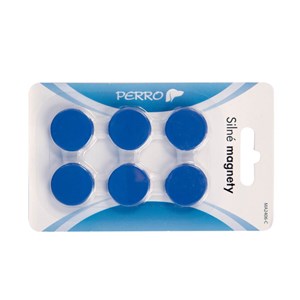 Obrázek Magnety Perro silné - průměr 24 mm / modré / 6 ks