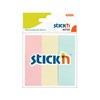 Obrázek Samolepicí záložky Stick´n by Hopax - 25 x 76 mm / 3 x 50 lístků / pastelové barvy