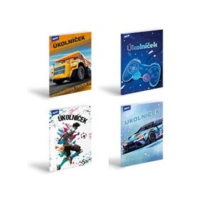 Obrázek Úkolníčky - A6 / mix motivů pro kluky