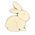 Obrázek Velikonoční dřevěný výřez - zajíc 5,5 cm