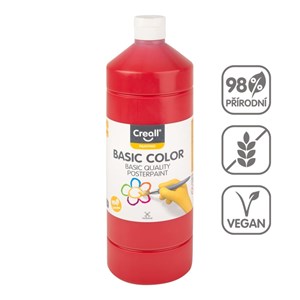 Obrázek Temperová barva Creall - 1000 ml / červená
