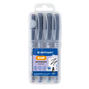 Obrázek Popisovač Centropen Permanent OHP 2634 - sada 4 ks