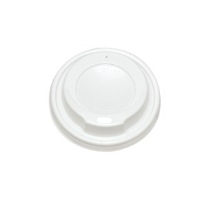 Obrázek Víčka na papírové kelímky Coffee - na 200 / 300 ml / 100 ks bílé