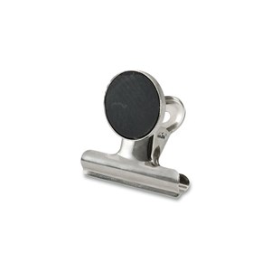 Obrázek Klipy kovové stříbrné - 50 mm + magnet