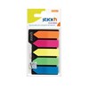 Obrázek Samolepicí záložky Stick´n by Hopax plastové - 12 x 42 mm / 5 x 25 lístků / neonové šipky