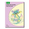 Obrázek Barevné papíry A4 - nelepicí 8 listů / pastelový mix