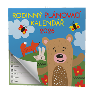 Obrázek Kalendář nástěnný poznámkový - Rodinný plánovací / BNL10