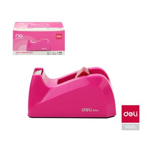 Obrázek Stolní odvíječ lepicí pásky DELI - růžová