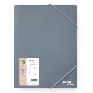 Obrázek Spisové desky A4 Spoko ReLeaf Soft touch - šedomodrá