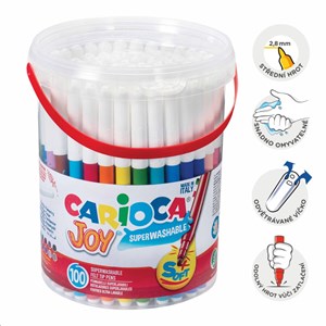Obrázek Popisovače Carioca Joy - 100 ks