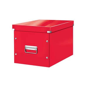 Obrázek Čtvercová krabice Leitz Click&Store - velikost L (A4) / červená