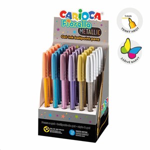 Obrázek Kuličkové pero Carioca Fiorella - mix metal